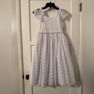 NEW Baptism Flower Girl First Communion Formal Girls White Dress sz8 $118